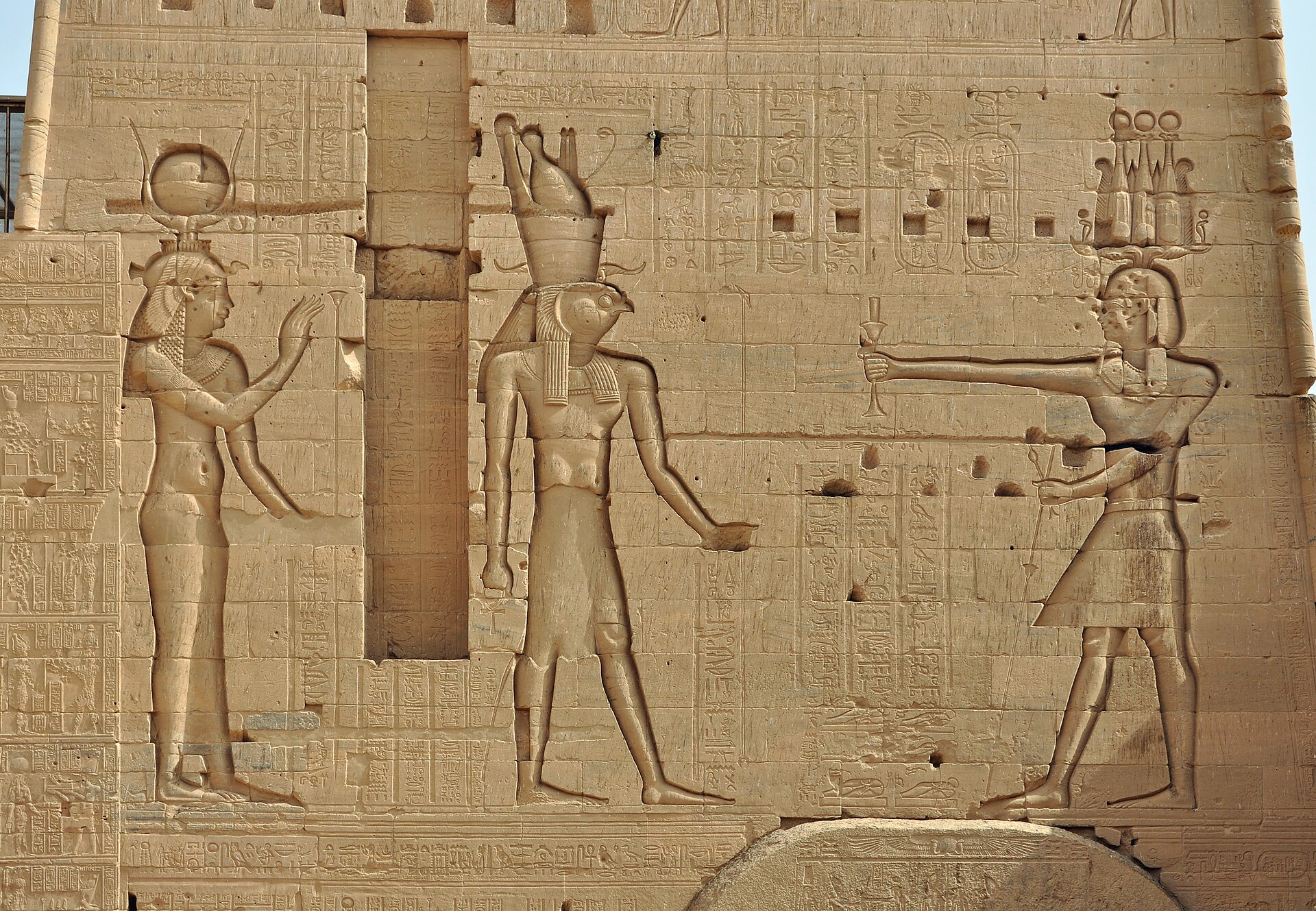 Philae Temple of Isis on Agilkia Island at Aswan