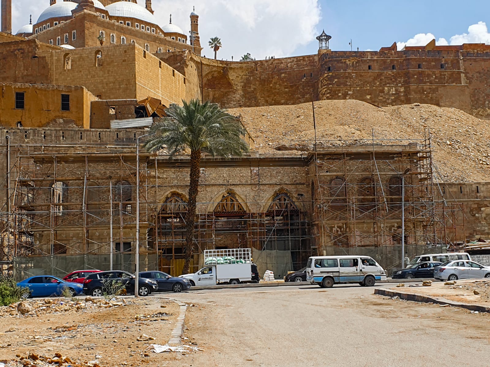 The Citadel of Saladin in Cairo with the Mosque of Muhammad Ali on its grounds